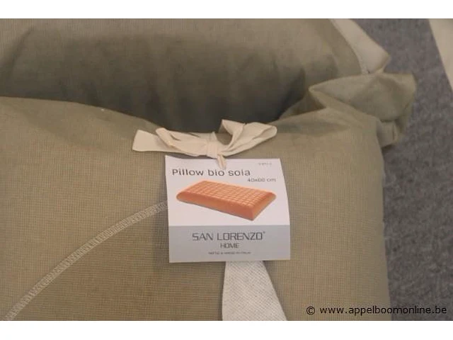 2 kussens san lorenzo bio soia 40x60 - afbeelding 2 van  2