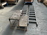 2 ladders, 1 opstap - afbeelding 2 van  3
