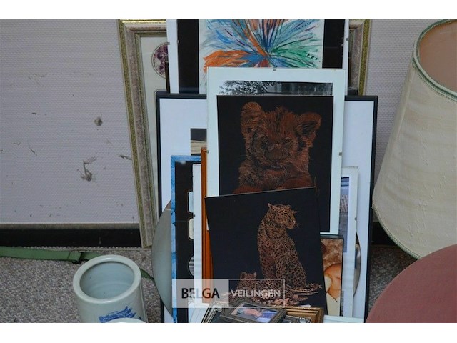 2 lampjes, fotokaders en div - afbeelding 3 van  3