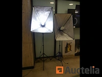 2 lamps fotostudio