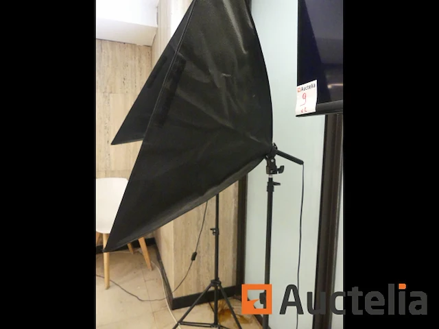 2 lamps fotostudio - afbeelding 4 van  5
