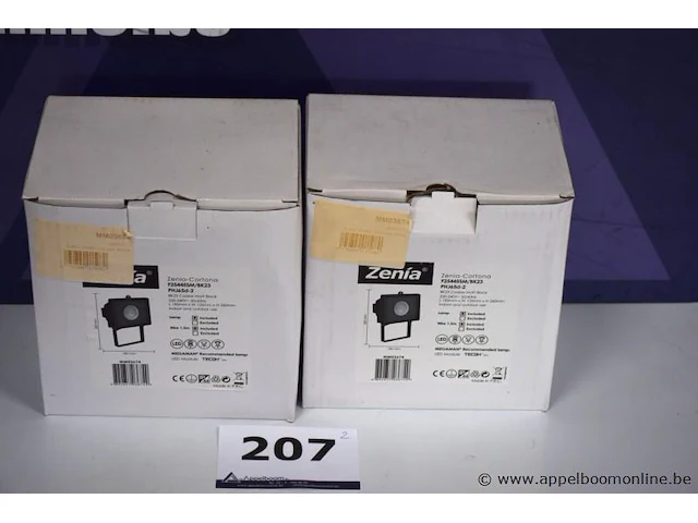 2 led buitenstralers zenia - afbeelding 1 van  2