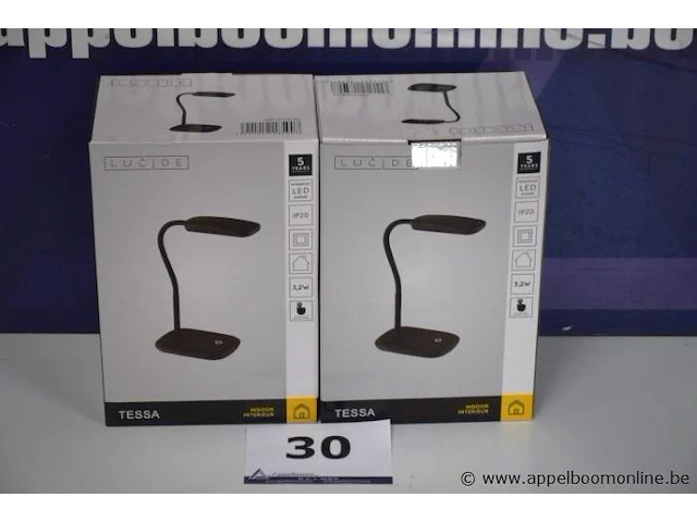 2 led bureaulampen lucide tessa - afbeelding 1 van  2