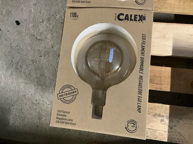 2 led megaglobe lampen calex e40 - afbeelding 1 van  8