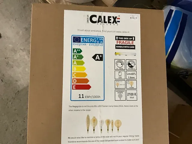 2 led megaglobe lampen calex e40 - afbeelding 8 van  8