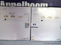 2 led plafondlampen lucide unar - afbeelding 1 van  3