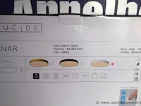 2 led plafondlampen lucide unar - afbeelding 2 van  3