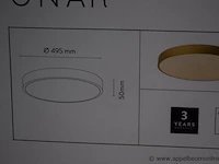 2 led plafondlampen lucide unar - afbeelding 3 van  3