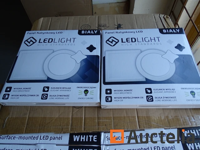 2 led plafondlampen warm wit - afbeelding 2 van  8