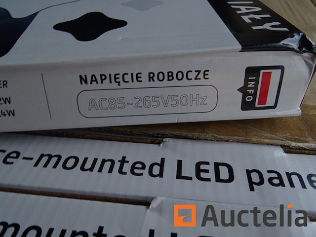 2 led plafondlampen warm wit - afbeelding 1 van  8