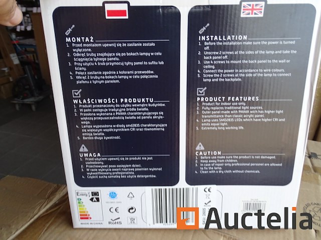 2 led plafondlampen warm wit - afbeelding 5 van  8