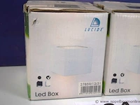 2 led plafondspots lucide led box - afbeelding 2 van  3