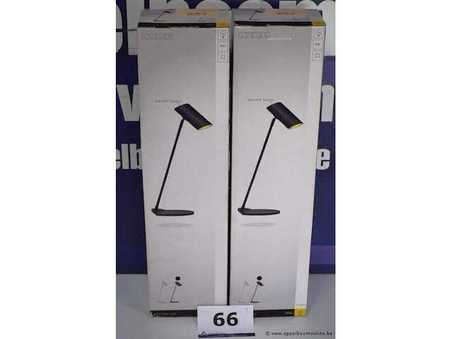 2 led tafel-/bureaulampen lucide hester led - afbeelding 1 van  2
