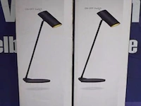 2 led tafel-/bureaulampen lucide hester led - afbeelding 1 van  2
