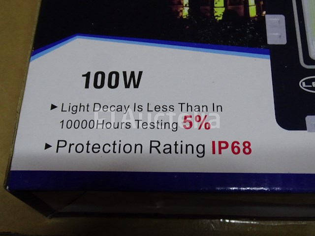 2 led verstralers 100 w schijnwerper po-1772 - afbeelding 2 van  4
