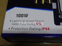 2 led verstralers 100 w schijnwerper po-1772 - afbeelding 2 van  4