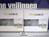 2 led wandlampen prolumia prodisc iii vv sensor - afbeelding 1 van  2