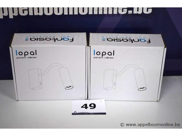 2 led wandspots fantasia lopal - afbeelding 1 van  2
