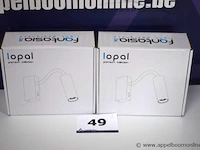 2 led wandspots fantasia lopal - afbeelding 1 van  2