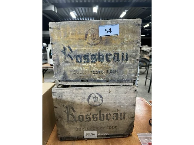 2 lege bierkisten rossbrau - afbeelding 2 van  4
