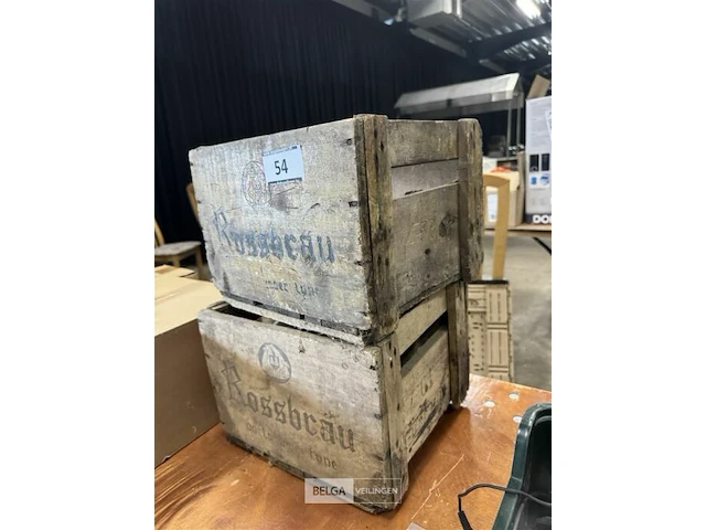 2 lege bierkisten rossbrau - afbeelding 4 van  4
