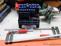 2 lijmklemmen plus schroevendraaierset - afbeelding 1 van  1