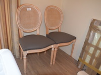 2 louis xv stoelen, barometer - afbeelding 2 van  5