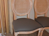 2 louis xv stoelen, barometer - afbeelding 4 van  5