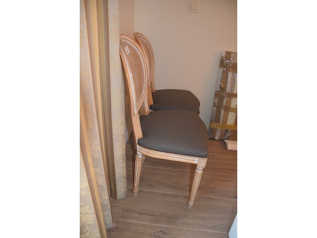 2 louis xv stoelen, barometer - afbeelding 5 van  5