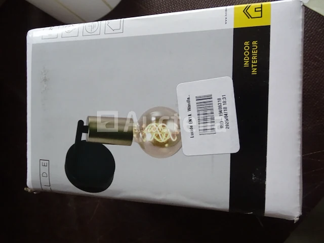 2 lucide enya zwarte wandlampen - afbeelding 2 van  5