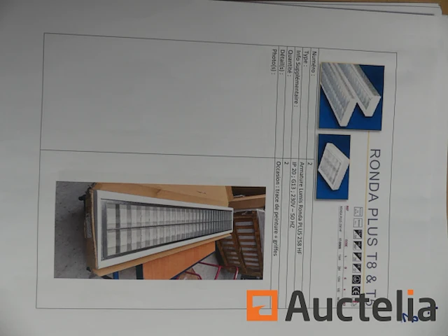 2 lumis ronda plus 258 hf armaturen - afbeelding 1 van  3