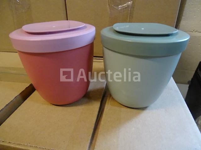 2 lunchpotjes 300 ml - mauve en mepal groen - afbeelding 1 van  3