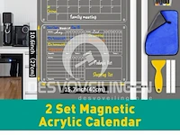 2 magnetische weekplanners - afbeelding 5 van  5