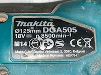 2 makita accu haakse slijper - afbeelding 2 van  6