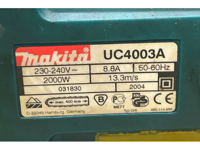 2 makita kettingzagen - afbeelding 6 van  6