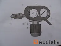 2 manometers saf-fro eurojet manobloc 4
