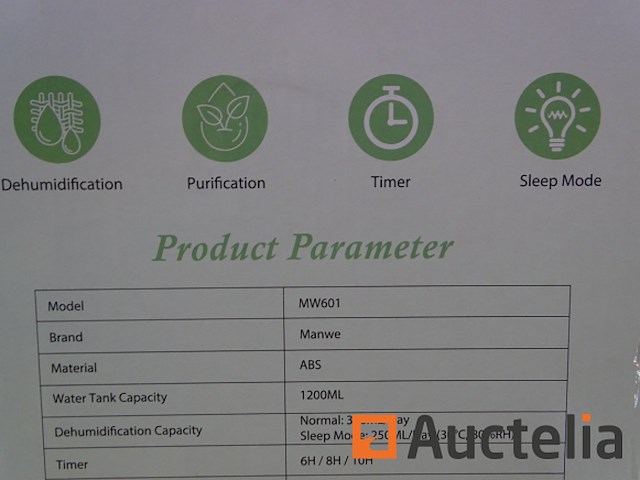 2 manwa draagbare luchtbevochtigers - afbeelding 5 van  6
