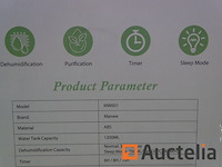 2 manwa draagbare luchtbevochtigers - afbeelding 5 van  6