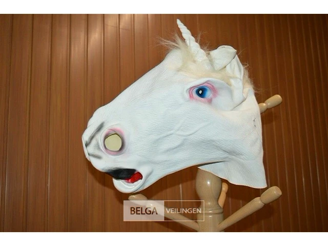2 masker paardenhoofd - afbeelding 1 van  3