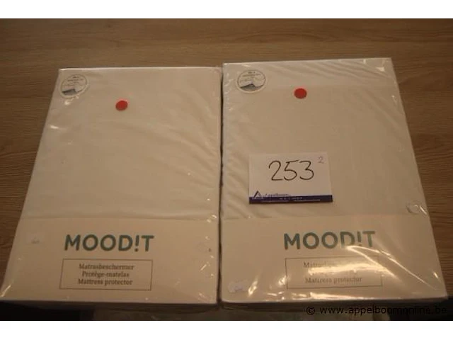 2 matrasbeschermers moodit 200x220 - afbeelding 1 van  2
