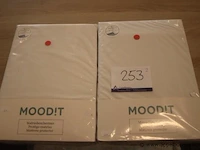 2 matrasbeschermers moodit 200x220 - afbeelding 1 van  2