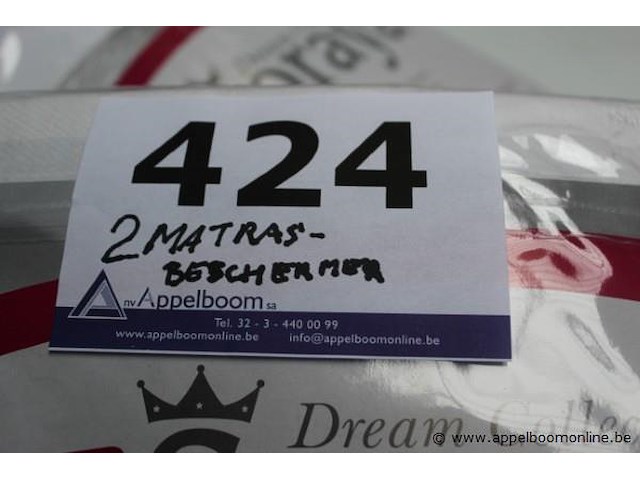 2 matrasbeschermers soraya - afbeelding 3 van  3