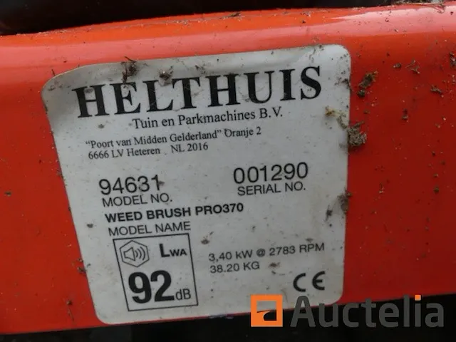 2 mecanische ondkruidtrekker met borstel briggs & stratton hxp onkruid borstel pro370 - afbeelding 3 van  12