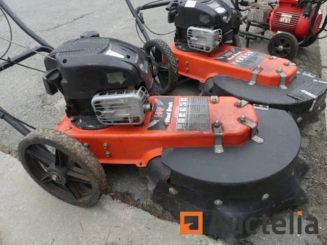 2 mecanische ondkruidtrekker met borstel briggs & stratton hxp onkruid borstel pro370 - afbeelding 6 van  12