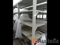 2 metaal rekken van werkplaats - afbeelding 5 van  5
