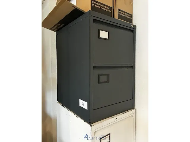 2 metalen dossierkasten - afbeelding 1 van  6