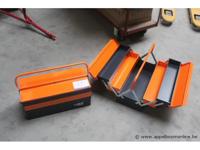 2 metalen gereedschapskisten neo tools - afbeelding 1 van  2