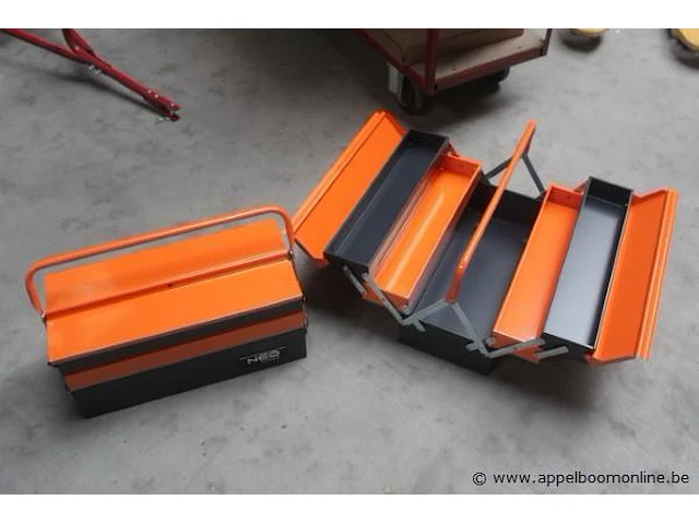 2 metalen gereedschapskisten neo tools - afbeelding 1 van  1