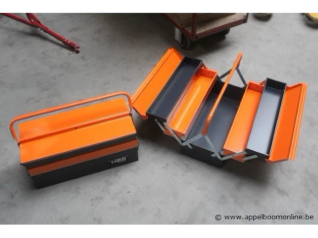 2 metalen gereedschapskisten neo tools - afbeelding 1 van  1
