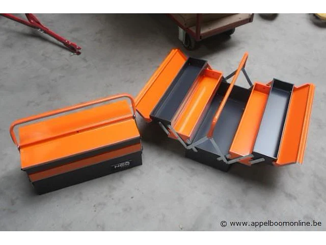 2 metalen gereedschapskisten neo tools - afbeelding 1 van  1